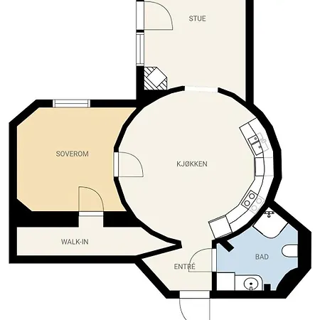 Apartament Trondheimsveien 197, - Panorama *